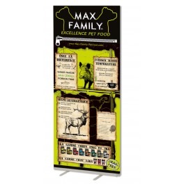 Roll-Up Banner - PLV - MAX FAMILY Pet Food