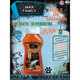 PLV - Panneaux HUILE DE SAUMON - MAX FAMILY 80x60
